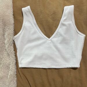 Ribbed tank/ longline sports bra